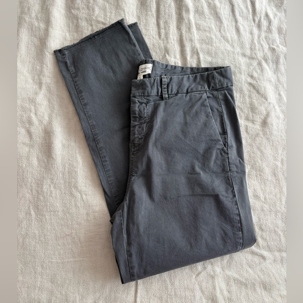 Nili Lotan Charcoal Chinos